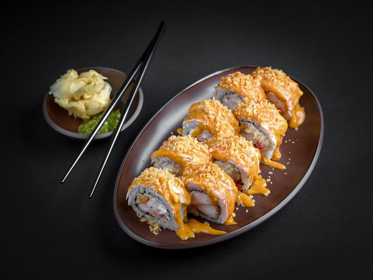 Tempura Sushi-Rolle